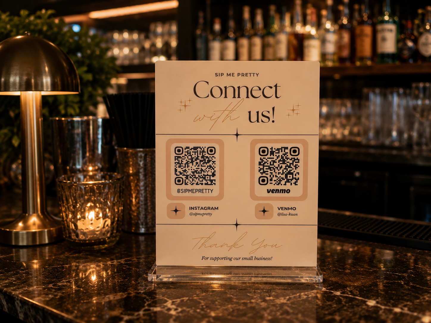Custom QR Code Sign