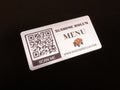 Custom QR Menu Table Sign
