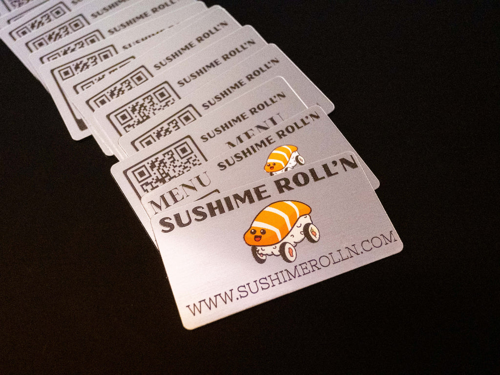 Custom QR Menu Table Sign