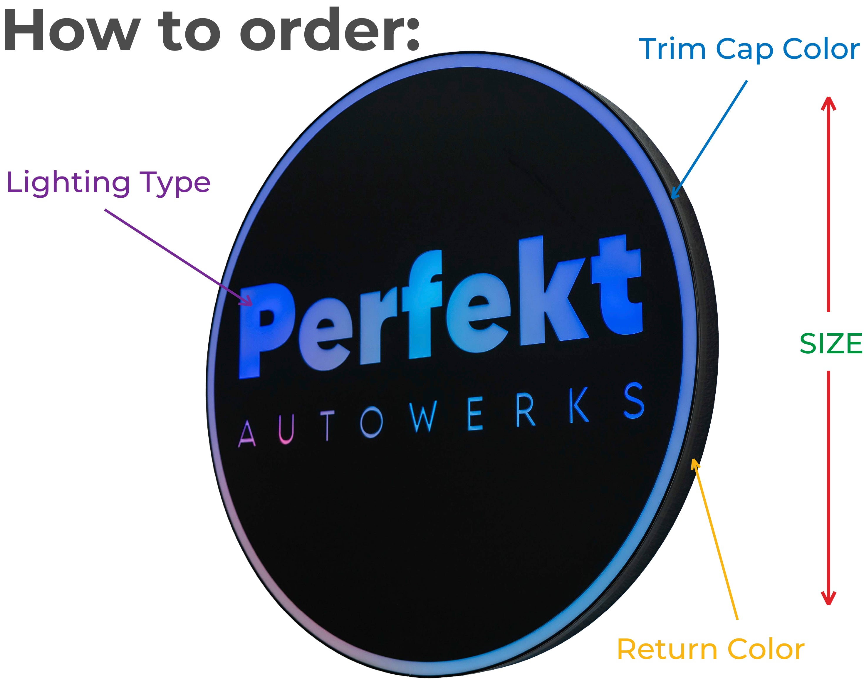 Custom Logo LED Light Box Sign