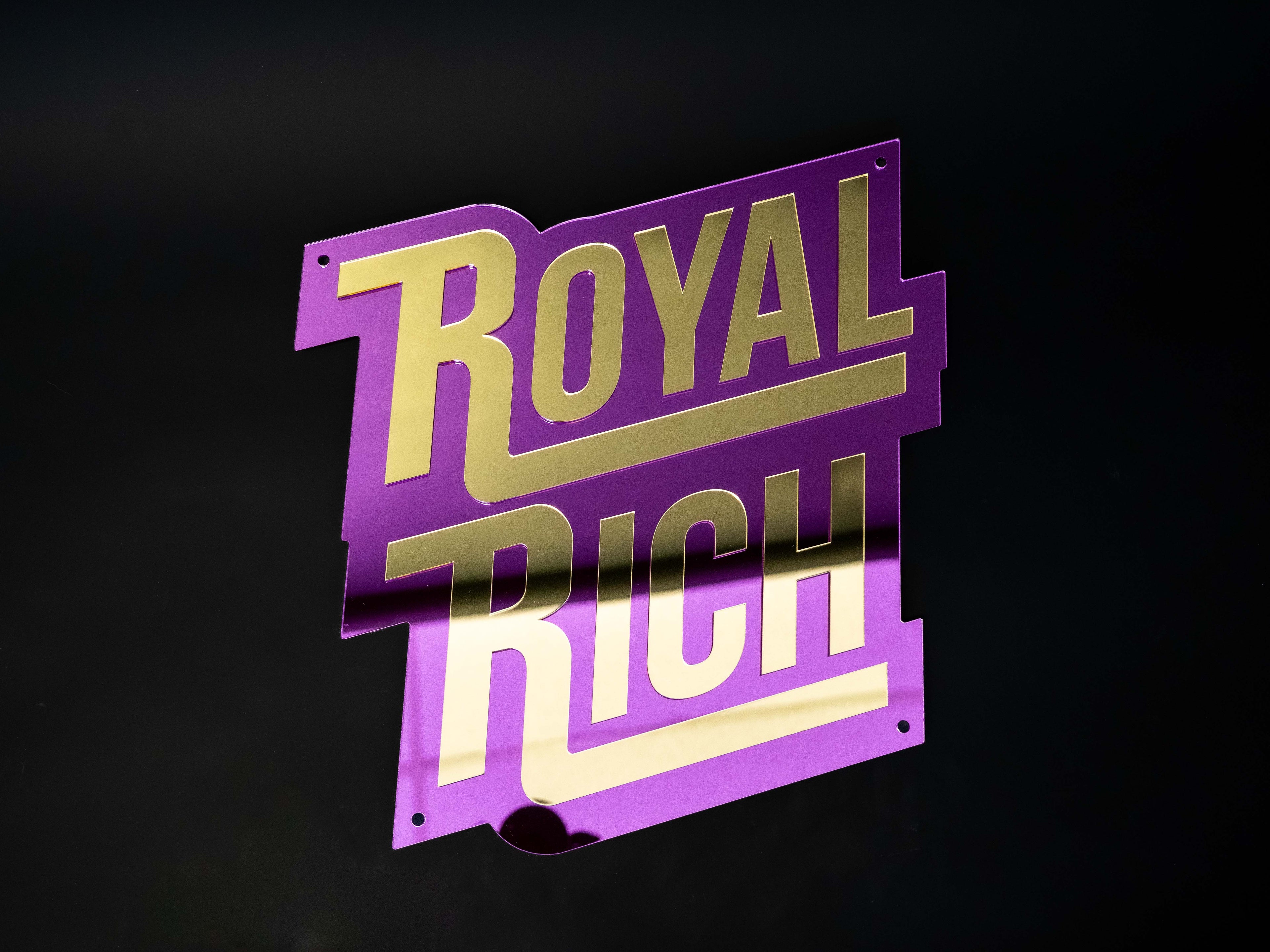 Custom Two-Tone Acrylic Sign | Names, Phrases & Logos