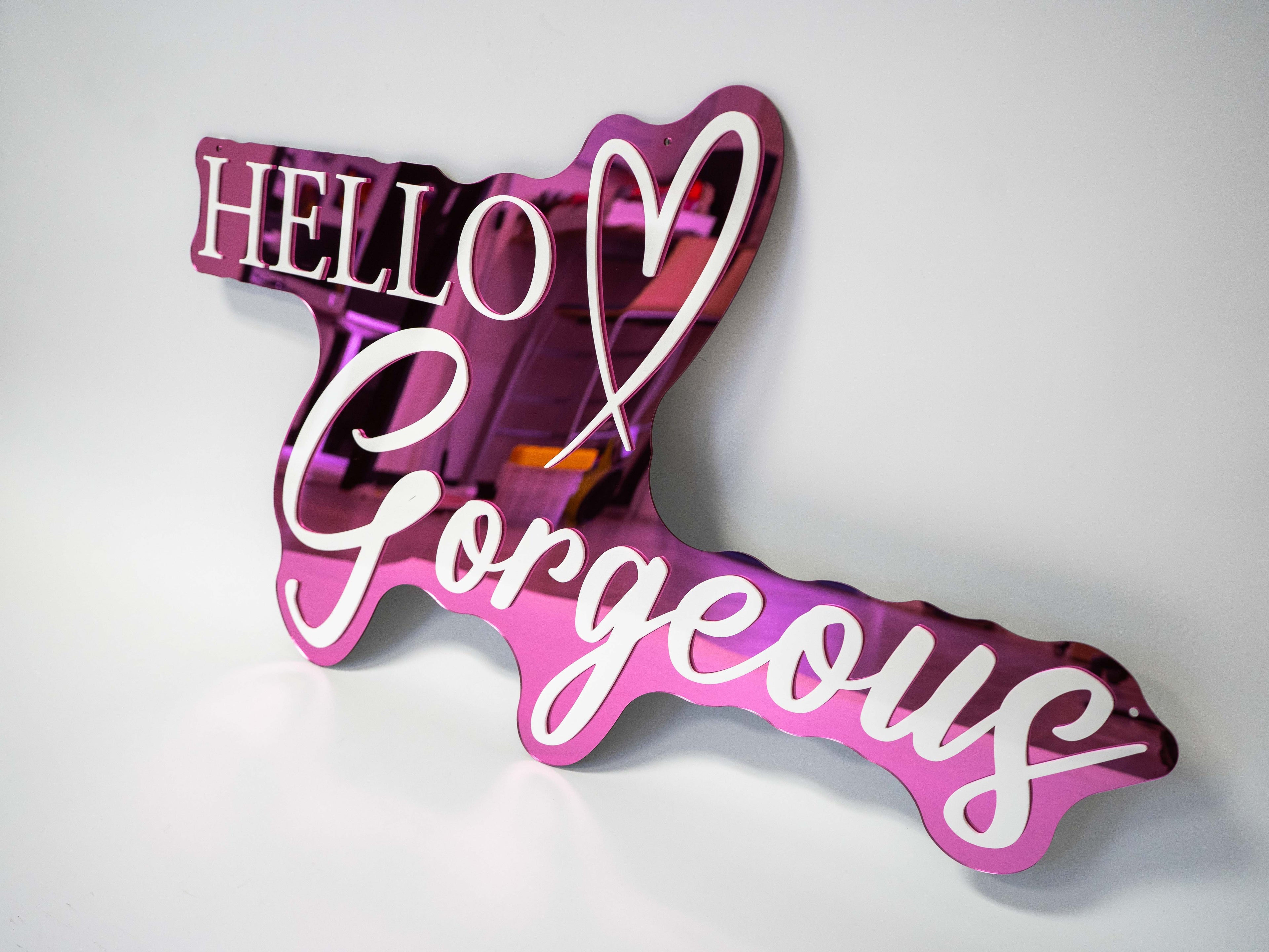 Custom Two-Tone Acrylic Sign | Names, Phrases & Logos