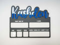 Personalized Reusable First Day Of Milestone Sign
