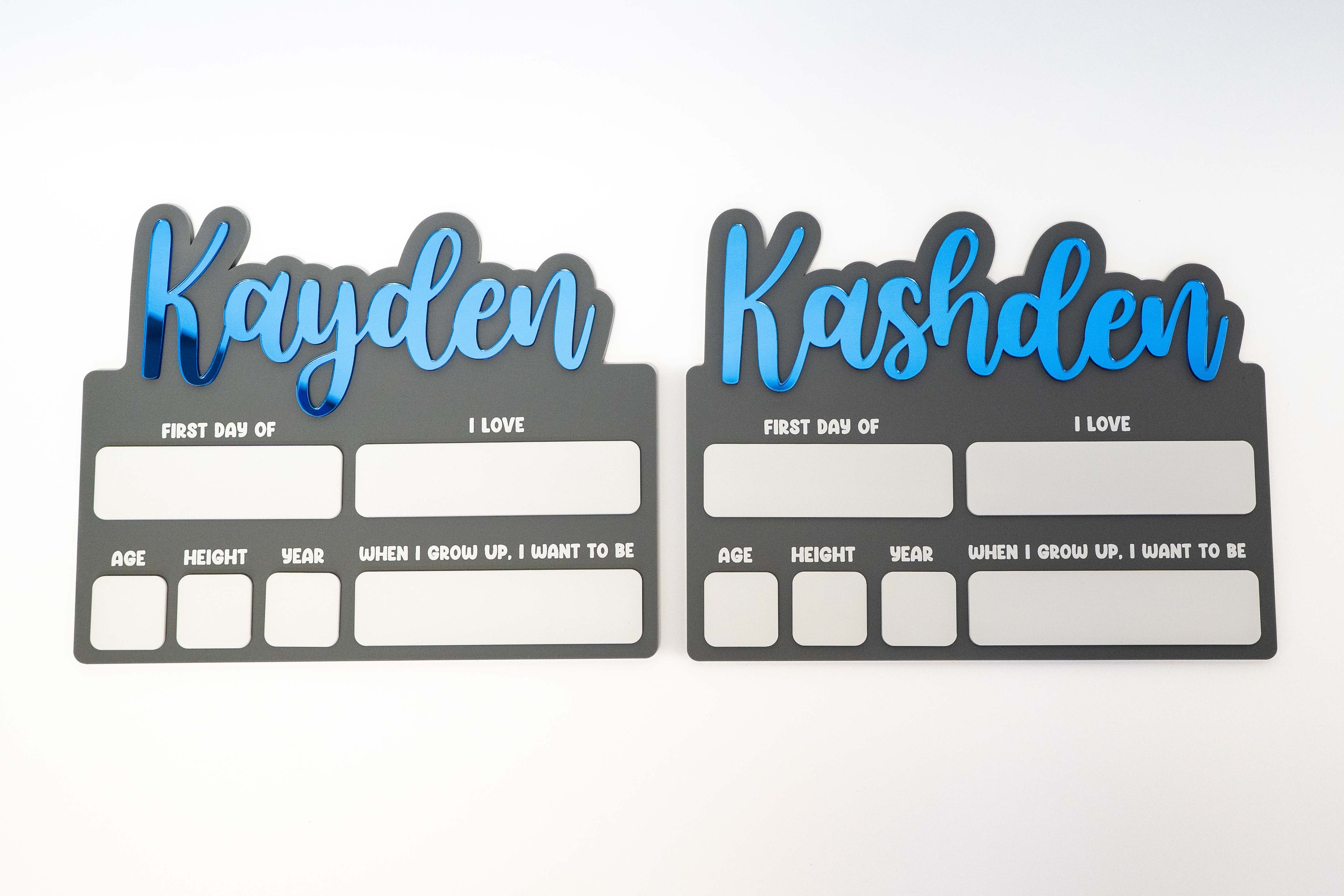 Personalized Reusable First Day Of Milestone Sign