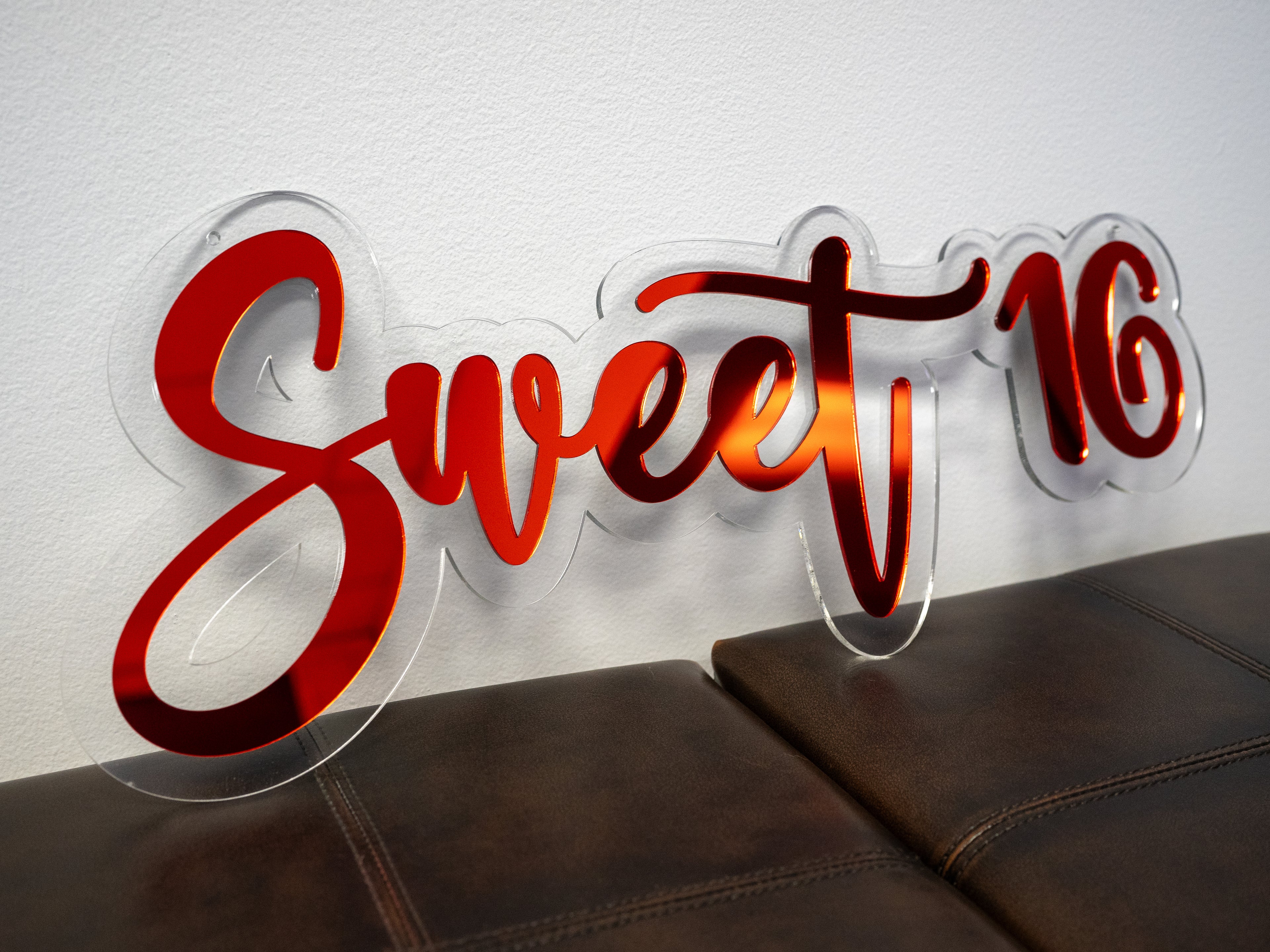 Custom Two-Tone Acrylic Sign | Names, Phrases & Logos