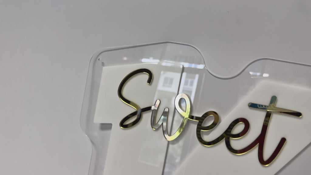 Custom Sweet 16 Quinceañera Acrylic Sign